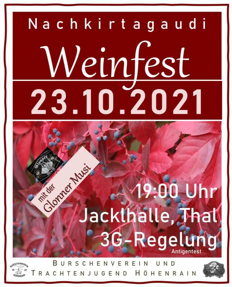 Weinfest 23.10.2021