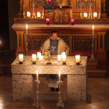 Pater Banda zelebrierte